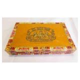 Vintage El Roi-Tan Cigars Storage Box w/Flap Lid