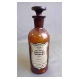 Antique John Wyeth & Brother Brown Amber Glass