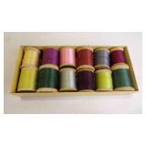 (3) Vintage Sewing Thread in Cardboard Boxes