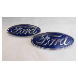 (2) New 1934 Ford Oval Emblem Badges Universal Use