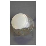 Antique General Store Glass Counter Jar w/ Cover