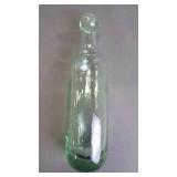 Antique Green Torpedo Hamilton Glass Bottle