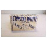 Vintage Crystal White Family Soap Factory Sealed
