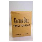 Vintage Cotton Boll Twist Tobacco Display Box
