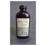 Vintage Amber Glass Pharmacy Prescription Bottle