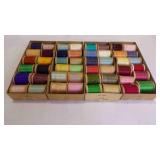(8) Vintage Sewing Thread in Cardboard Boxes
