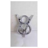New 1932 Ford "V8" Headlight Bar Emblem/Ornament