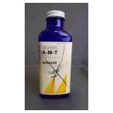 Vintage Blue Glass Pharmacy Prescription Bottle
