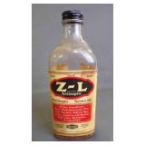 Antique Glass Pharmaceutical Medicine Bottle w/Lid