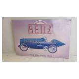 1990s Metal Benz World Class Vehicle Store Sign