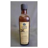 Vintage Amber Glass Pharmacy Prescription Bottle