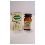Vintage Amber Glass Jar Librium 25mg Capsule Jar
