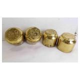 (4) 1909-27 Ford Model T Brass Hub Caps