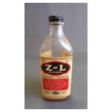 Antique Glass Pharmaceutical Medicine Bottle w/Lid