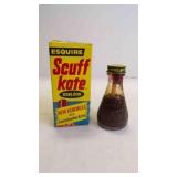 Vintage Esquire Scuff Kote Liquid Shoe Polish Box
