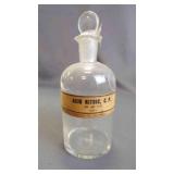 Vintage Henry Heil Chemical Co. Nitric Acid Bottle