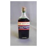 Antique Glass Pharmaceutical Medicine Bottle w/Lid