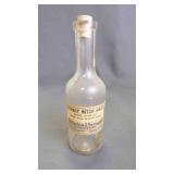 Vintage Clear Glass Pharmacy Prescription Bottle