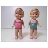 1920s Japanese Bisque Porcelain Bathing Beauty