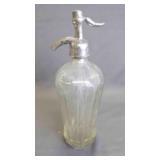 Vintage Dickson City Seltzer Siphon Bottle w/Straw