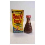Vintage Esquire Scuff Kote Liquid Shoe Polish Box