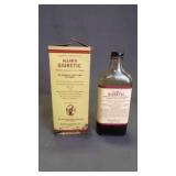 Vintage Amber Glass Bottle Of Allan