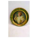 Antique "Moxie" Soda Advertising Metal Tip Tray