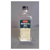 Antique Apothecary Clear Glass Bottle w/ Cover