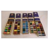(5) Vintage Sewing Thread in Cardboard Boxes