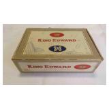 Vintage King Edward Tobacco Cigar Storage Box
