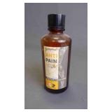 Vintage Amber Glass Pharmacy Prescription Bottle