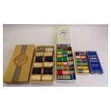 (3) Vintage Sewing Thread in Cardboard Boxes