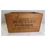Vintage Hercules Powder Co. Explosives Wood Crate