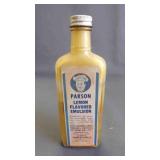 Vintage Apothecary Parson Medicine Co. Bottle