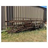 Assort of Pipe/Metal With Stand