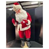 Large 40" tall Santa Claus made of card board &