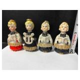Christmas Holiday Choir Carolers of 4, Altar Boys