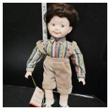 Porcelain Boy Doll "Jeffery" 1990 Heritage Mint