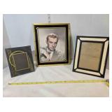 3 vintage picture frames