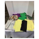 Cloth & dress patterns; Green polyester
