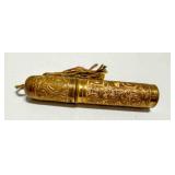 Antique Sewing Kit Container or Perfume Bottle
