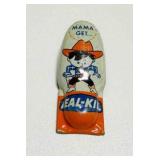 Vintage Advertising Clicker for Real-Kill "Mama