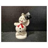 Snowman Hard Plastic 3" Christmas Ornament
