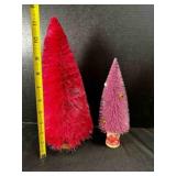 Pink Christmas Trees, one had Thread Spool as