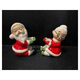 Lefton Santa & Mrs. Claus Candle Stick Climbers