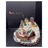 Night Before Christmas Fiber Optic XMas Village