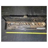 61 piece socket set, 1/4", 3/8", 1/2"