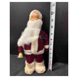 Rubber Face Skating Santa Vintage, battery op.