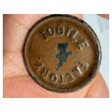 Tootle-Wheeler Dry Goods Button-Founded 1886