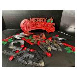 Merry Christmas jointed banner, Merry Christmas